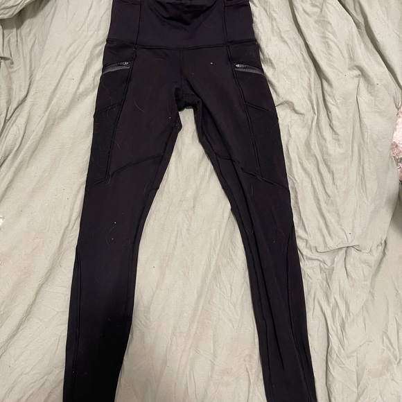 Lululemon running leggings in black size 2/4 - Picture 2 of 2